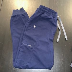 Figs Navy Blue Scrub Bottom Size: Small